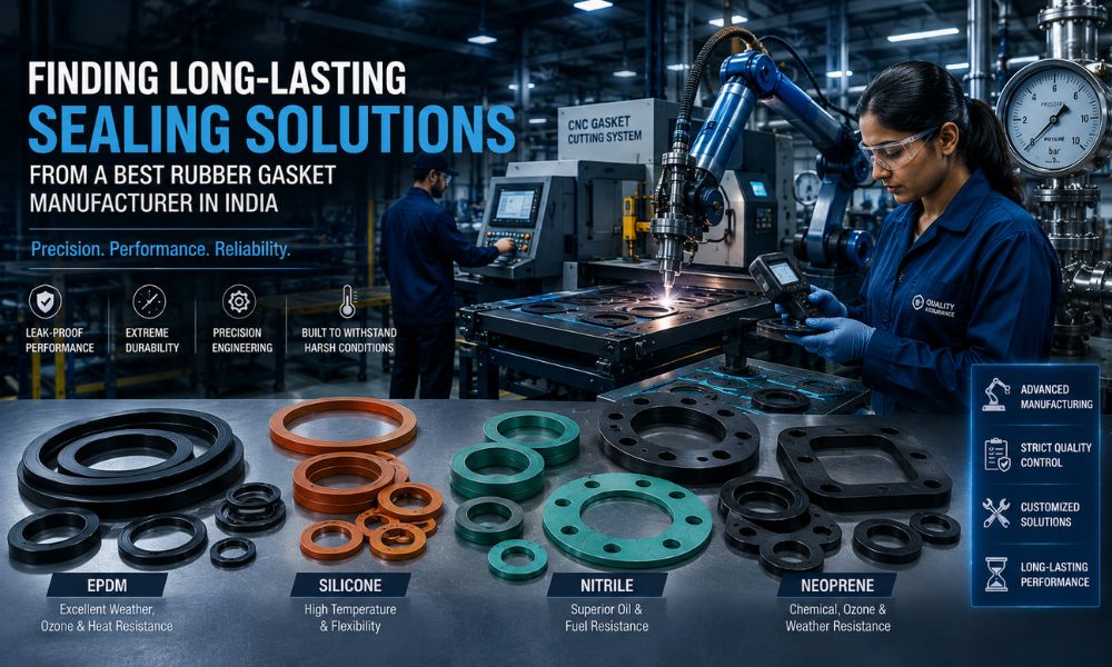 Finding Long-Lasting Sealing Solutions from a Best Rubber Gasket Manufacturer in India